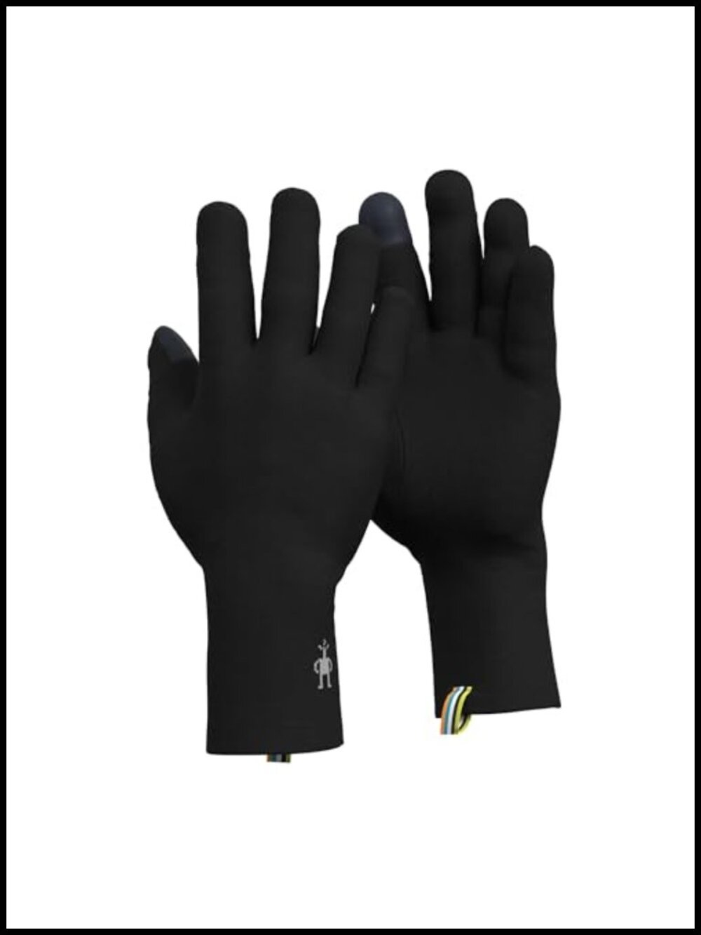 Merino Wool Interlocking Knit Touchscreen Cold Weather Gloves